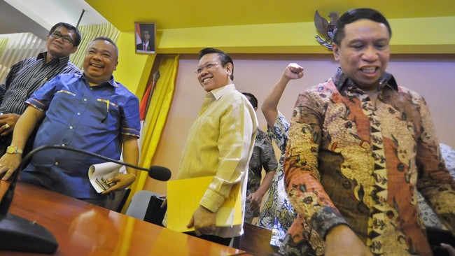 Perwakilan Partai Golkar versi Munas Jakarta, Leo Nababan mengungkapkan kedatangan mereka ke DPP Partai Golkar adalah untuk berkunjung ke 'rumah' mereka.