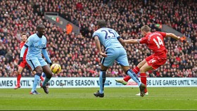 Babak Pertama: Liverpool Vs ManCity Imbang 1-1