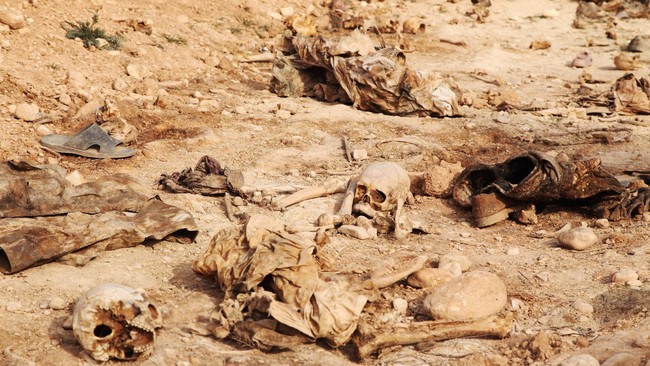 Otoritas Meksiko menemukan sembilan tengkorak dan 32 jasad di beberapa kuburan rahasia di Guerrero, Meksiko, sepanjang pekan ini.