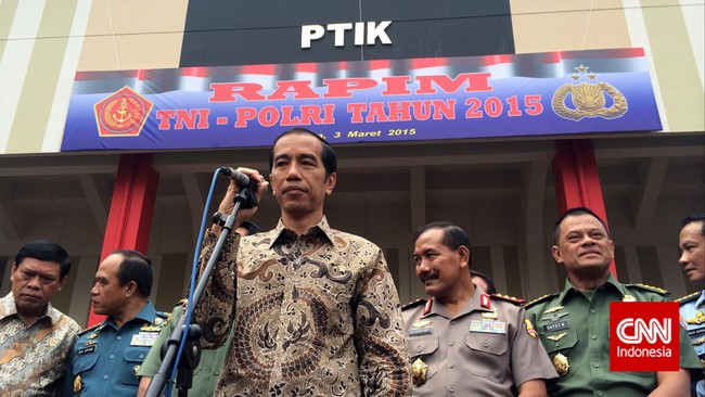 Presiden menginstruksikan para penegak hukum untuk tidak melakukan pergerakan diluar koridor hukum terkait pelimpahan kasus BG ke Kejaksaan Agung.