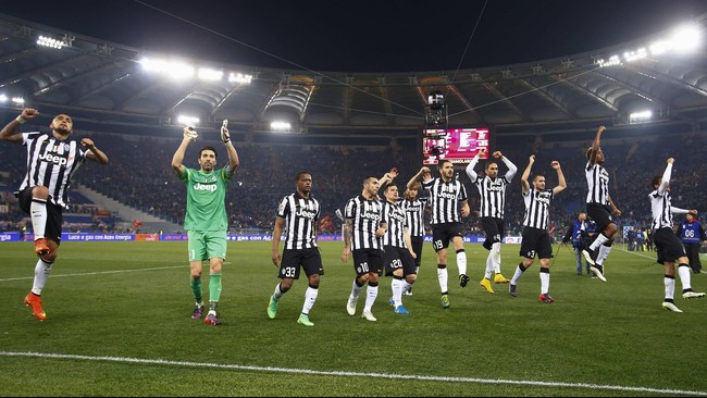 Laga AS Roma-Juventus dalam Bidikan Kamera