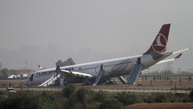 Pesawat Turkish Airlines Tergelincir saat Mendarat di Nepal
