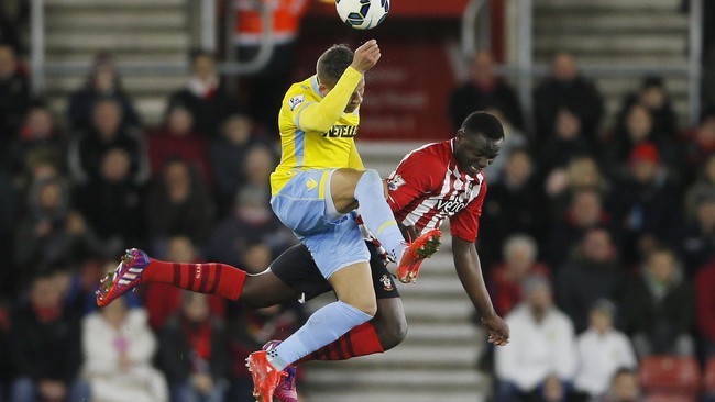 Permainan cantik di babak pertama lanjutan Liga Inggris di kandang Southampton yang menjamu Crystal Palace masih menghasilkan skor kacamata.
