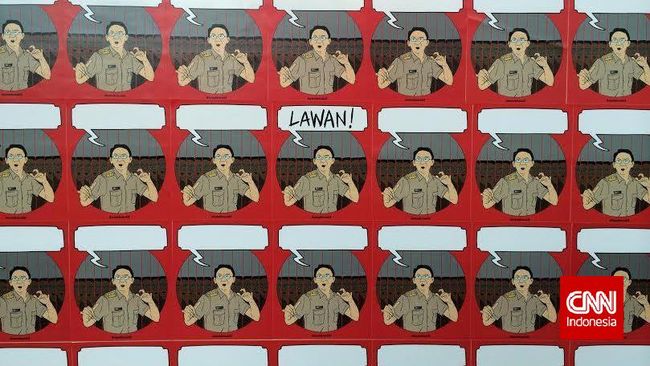 Melalui karya seni, para seniman menunjukkan kegusaran dan aspirasi mereka dalam pameran seni bertajuk Seni Lawan Korupsi di Taman Ismail Marzuki.