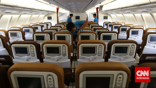 Garuda Indonesia mengklaim berpotensi meraup pendapatan iklan US$100 juta-US$200 juta atau Rp1,4 triliun-Rp2,8 triliun dari kerja sama dengan Mahata.