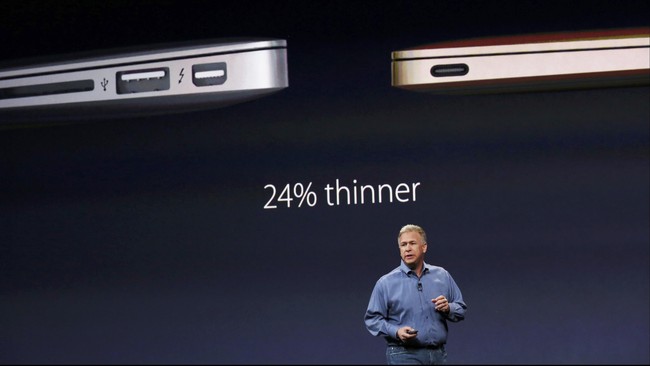 Apple memperbarui prosesor, media penyimpanan data, konektor Thunderbolt, pada MacBook Air dan MacBook Pro 13 inci Retina Display setelah MacBook hadir.