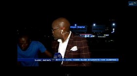 Penyiar TV Afsel Dibegal di Depan Kamera