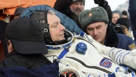 Foto Menakjubkan Pendaratan Astronaut dari Ruang Angkasa