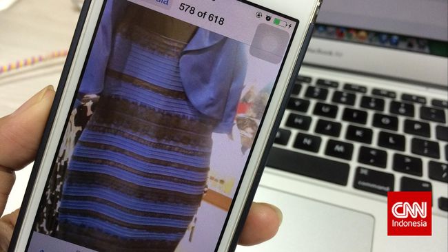 Gaun putih emas dan hitam biru sempat menimbulkan perdebatan di dunia maya secara global. Kini versi putih emasnya telah terjual pada seorang pengusaha Ceko.