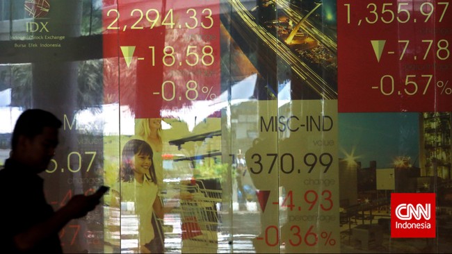 IHSG memperoleh tekanan dari saham perbankan setelah adanya pernyataan rencana pembatasan margin bunga bersih dari Otoritas Jasa Keuangan (OJK).