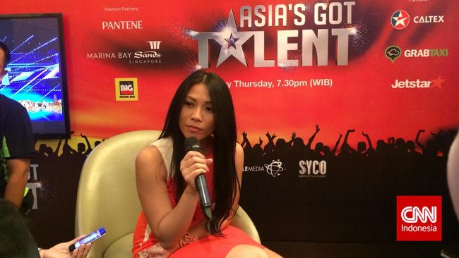 "Aku tegasin, bakat itu penting, masa mau kayak Kim Kardashian, sih?" kata Anggun ketika jumpa pers Asia's Got Talent di Jakarta, hari ini (19/3).