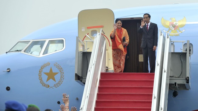 Beberapa kepala negara di kawasan Asia dan Afrika yang bakal membawa jet pribadi ke Indonesia ialah dari Jepang, Tiongkok, dan Brunei Darussalam.