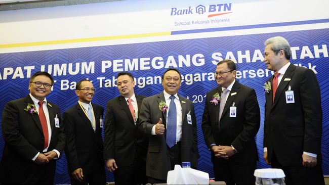 PT Bank Tabungan Negara Tbk (BTN) menargetkan pembiayaan sebesar Rp 6 triliun dalam dua tahun melalui Penawaran Umum Berkelanjutan (PUB).