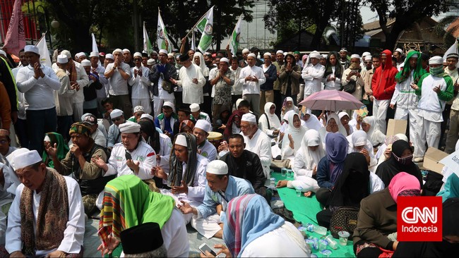 GNPF MUI tidak bisa memastikan seluruh anggotanya tidak terlibat dalam acara tersebut lantaran anggotanya mencapai jutaan orang.