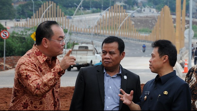 Penyidik Polres Depok menyatakan Nur Mahmudi diduga sengaja membebankan anggaran pembebasan lahan Jalan Nangka, padahal sudah ditanggung pengembang.