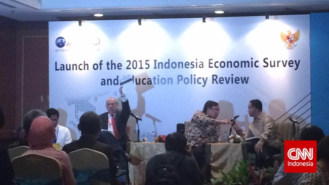 Sekretaris Jenderal OECD Angel Gurria mengatakan hal itu bisa menyebabkan kesenjangan pendidikan antara Indonesia dengan 33 negara anggota lain meningkat.