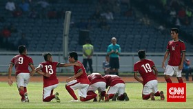 Bermain Dengan 10 Orang, Indonesia U23 Taklukkan Malaysia