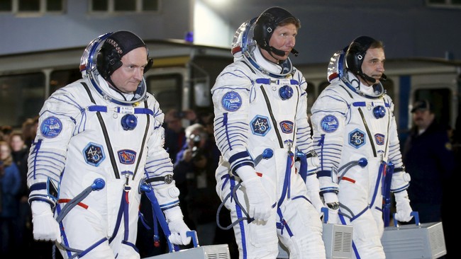 Para astronaut yang berada di Stasiun Luar Angkasa Internasional terakhir kali dipasok kebutuhannya pada 14 April 2015.