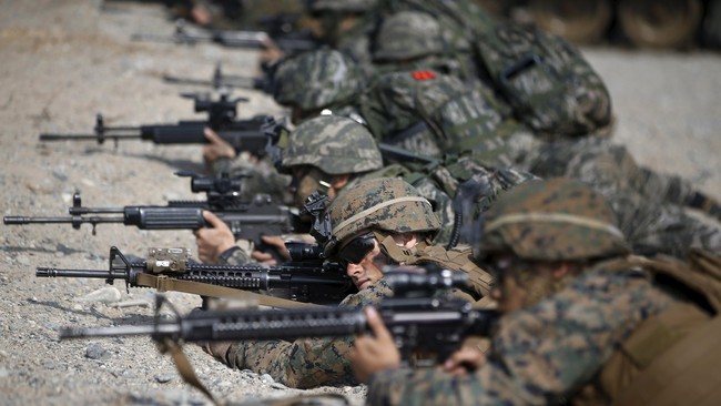 Amerika Serikat dilaporkan berencana membangun infrastruktur militer di Australia dengan biaya US$211,5 juta atau setara Rp2,9 triliun.