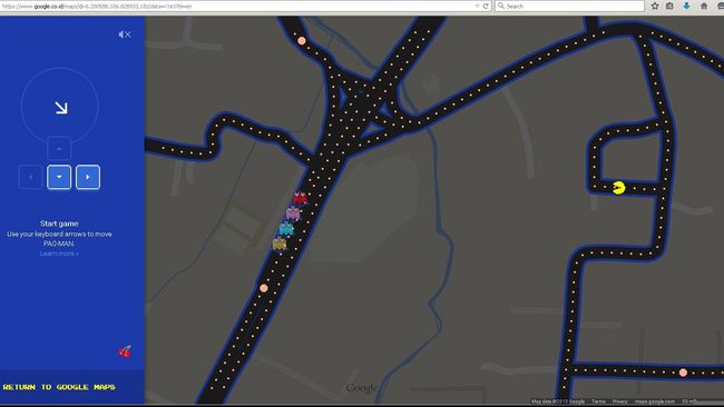 April Mop Google Maps Disulap Jadi Arena Pac Man