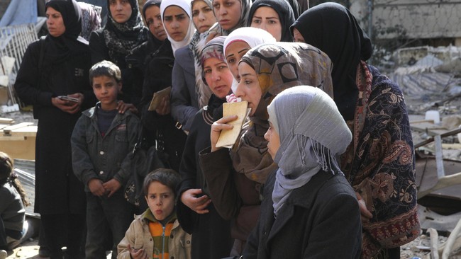 Kamp pengungsian Yarmouk, merupakan pijakan terdekat ke pusat pemerintahan Presiden Suriah, Bashar al-Assad.