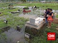 Pompa Banjir DKI Jakarta Masih Dipenuhi Sampah