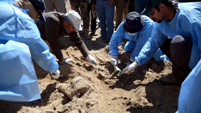 PBB menyatakan hingga saat ini berhasil mengungkap 202 kuburan massal di Irak, yang diduga berisi 12 ribu korban kekejaman kelompok ISIS.