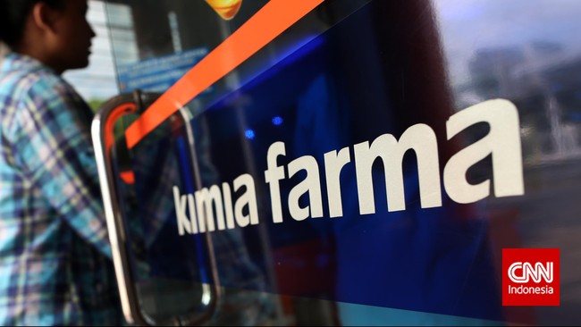 Apotik Kimia Farma di Jakarta. CNN Indonesia/Safir Makki