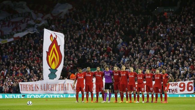 Keputusan mengakhiri upacara peringatan mengenang korban tragedi Hillsborough di markas Liverpool, Anfield, diambil Hillsborough Families Support Group.