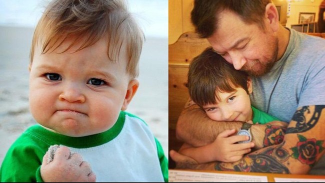 Ketenaran meme 'Success Kid' mendorong sukses kampanye galang dana di Internet untuk pengobatan gagal ginjal sang ayah yang bernama Justin Griner.