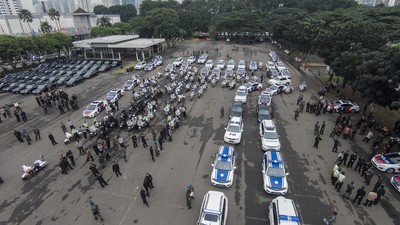 Ditlantas Polda Metro Jaya kerahkan 300 personel untuk pengamanan KTT ASEAN di Jakarta yang juga akan dihadiri junta militer Myanmar pada 22-24 April 2021.