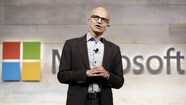Microsoft kini menjadi perusahaan paling bernilai di AS setelah total sahamnya menyentuh angka US$1 triliun, mengalahkan Apple dan Amazon.