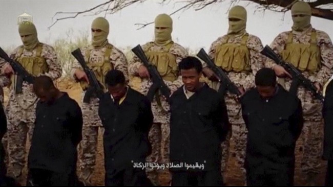 ISIS dilaporkan rilis video terbaru yang berisi eksekusi 30 warga Kristen Ethiopia dengan dipenggal dan ditembak di kepala.
