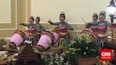 Makan Siang Sarat Budaya Delegasi KAA di Istana Bogor Hari ini (22/4), para delegasi Konferensi Asia Afrika (KAA) mengadakan acara makan siang di Istana Bogor.