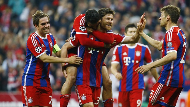 Dari 30 gol yang diciptakan Bayern Munich di Liga Champions musim ini , 11 di antaranya dicetak Thomas Mueller (6 gol) dan Lewandowski (5 gol).