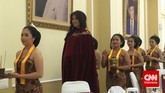 Makan Siang Sarat Budaya Delegasi KAA di Istana Bogor Hari ini (22/4), para delegasi Konferensi Asia Afrika (KAA) mengadakan acara makan siang di Istana Bogor.