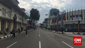 Gladi Bersih Napak Tilas KAA, Jalan Asia Afrika Steril