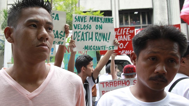 Ini akan jadi pertemuan kali pertama antara terpidana mati asal Filipina Mary Jane dengan sang suami, Michael Cadelaria.