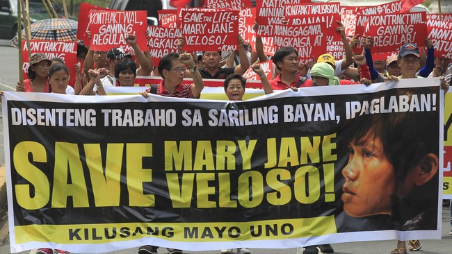 Hingga saat ini belum ada waktu yang terang soal eksekusi mati. Seliweran kabar soal Selasa, disebut tim pembela Mary Jane sebagai asumsi saja.