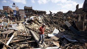 Jumlah Korban Gempa Nepal Tembus 4.000 Orang