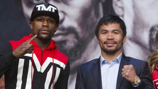 Kubu Mayweather protes ke Komisi Tinju Las Vegas Nevada, yang mengklaim Pacquiao menggunakan sarung tinju Cleto Reyes dengan bahan bulu kuda.