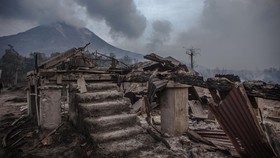 Kerugian Akibat Erupsi Sinabung Rp 1,49 Triliun