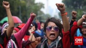Demo Buruh Bergerak ke Istana Pukul 08.00 WIB