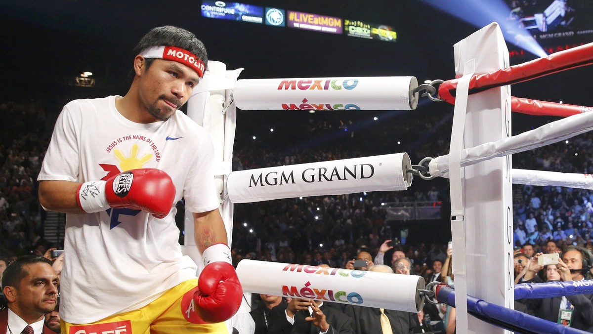 Foto-Foto Terbaik Laga Mayweather Jr. vs Pacquiao