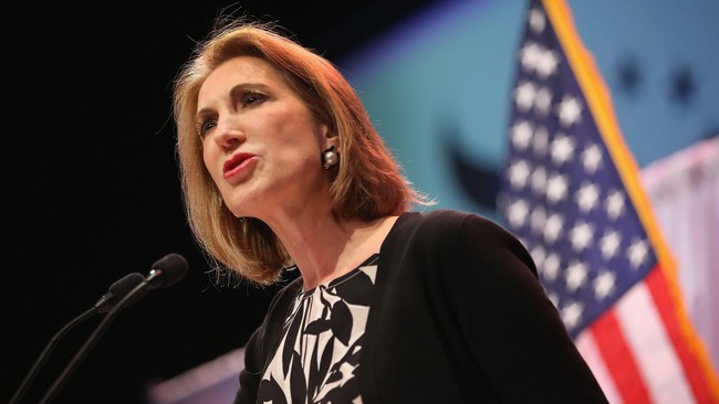 Carly Florina, mantan CEO Hewlett-Packard, mengkonfirmasi bahwa ia akan mencalonkan diri sebagai Presiden AS dari Partai Republik dalam pemilu 2016.