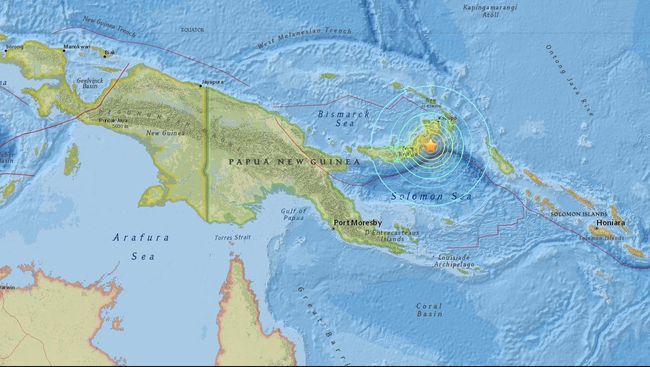 Setelah gempa berkekuatan 7,4 skala Richter mengguncang Papua Nugini pada Selasa (5/5) pagi, para ahli menyatakan kemungkinan adanya gelombang tsunami.