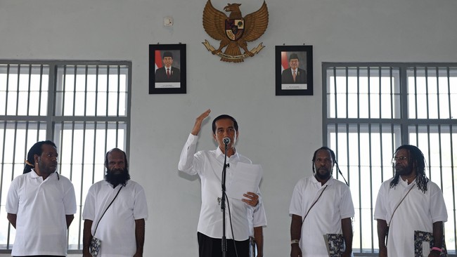 Pemberian grasi terhadap lima tahanan politik Papua oleh Presiden Joko Widodo ditanggapi dingin oleh Anggota Komnas HAM, Natalius Pigai