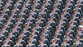 Parade Peringatan 70 Tahun Berakhirnya Perang Dunia II