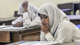 Menteri Lukman Pantau Ujian Nasional di Madrasah
