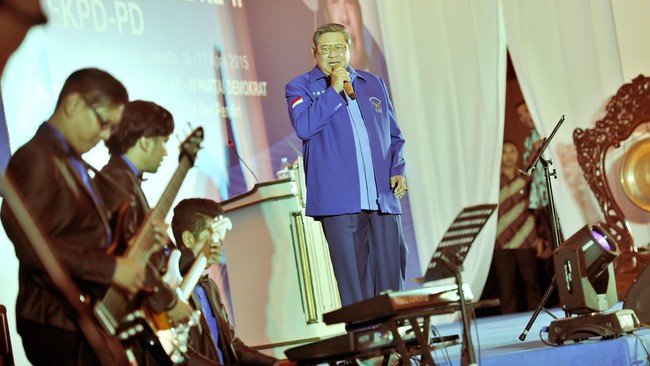 Kiat-kiat saat SBY menjadi orang nomor 1 di Indonesia dia bagikan pada para anak muda yang menjadi mayoritas peserta seminar.